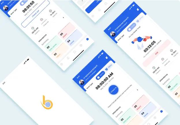 تطبيق تتبع حضور وانصراف الموظفين